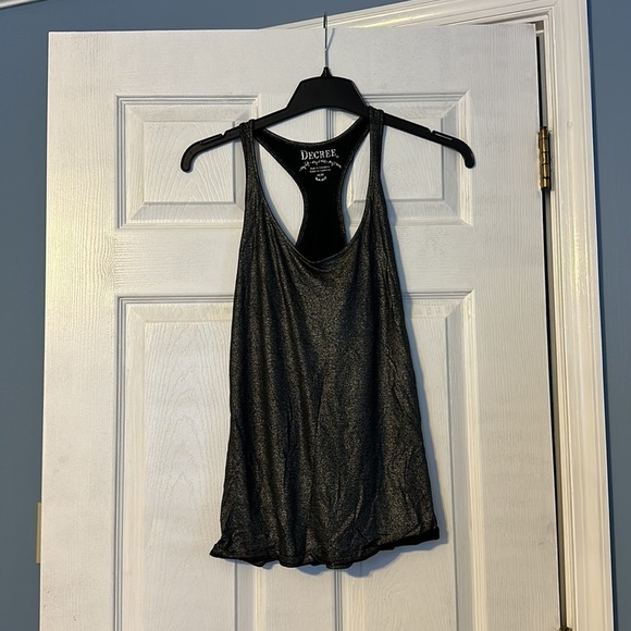 DECREE womens sparkly tank tops; size medium - Picture 6 of 7
